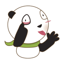 BaoBei the cute and energetic panda sticker #816248