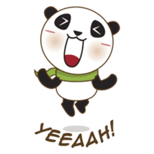 BaoBei the cute and energetic panda sticker #816252