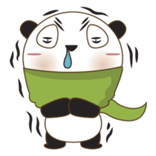 BaoBei the cute and energetic panda sticker #816253
