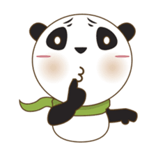 BaoBei the cute and energetic panda sticker #816261