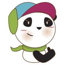 BaoBei the cute and energetic panda sticker #816262