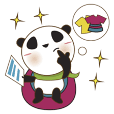 BaoBei the cute and energetic panda sticker #816263