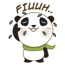 BaoBei the cute and energetic panda sticker #816273