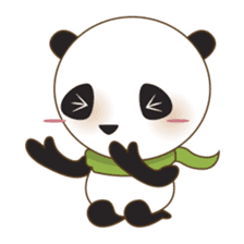 BaoBei the cute and energetic panda sticker #816275