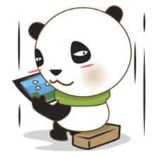 BaoBei the cute and energetic panda sticker #816276