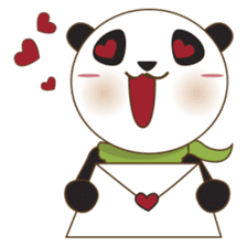 BaoBei the cute and energetic panda sticker #816277