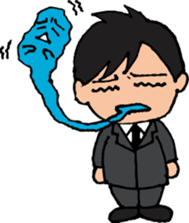job hunting!! sticker #816480