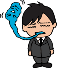 job hunting!! sticker #816480