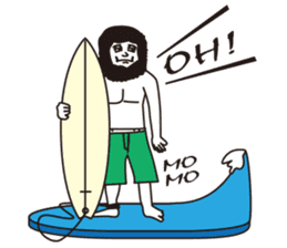 Johnny waiting for the wave sticker #816521