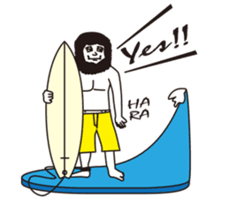 Johnny waiting for the wave sticker #816523