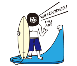 Johnny waiting for the wave sticker #816524