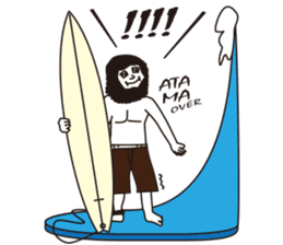 Johnny waiting for the wave sticker #816527