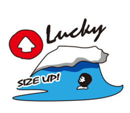 Johnny waiting for the wave sticker #816535