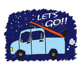 Johnny waiting for the wave sticker #816547