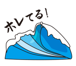 Johnny waiting for the wave sticker #816548