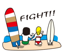 Johnny waiting for the wave sticker #816553