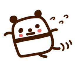 rice ball panda sticker #817204