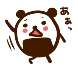 rice ball panda sticker #817215