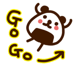 rice ball panda sticker #817221