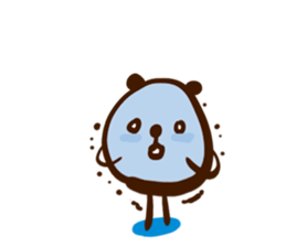 rice ball panda sticker #817224