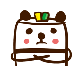 rice ball panda sticker #817227