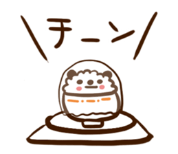 rice ball panda sticker #817229