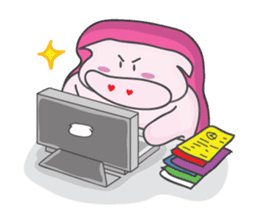 Piggy Moo Noy sticker #818178