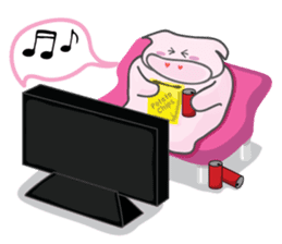 Piggy Moo Noy sticker #818182