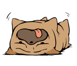 It is a dog.It is "Bull tan". sticker #818762