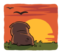 It is a dog.It is "Bull tan". sticker #818766
