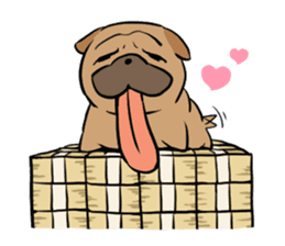 It is a dog.It is "Bull tan". sticker #818770