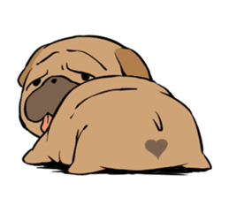 It is a dog.It is "Bull tan". sticker #818773