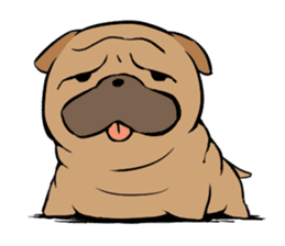 It is a dog.It is "Bull tan". sticker #818791