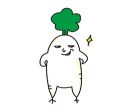 Mr. Daikon-kun sticker #819079