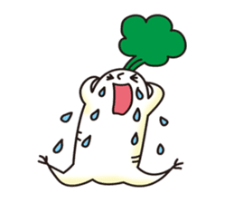 Mr. Daikon-kun sticker #819086