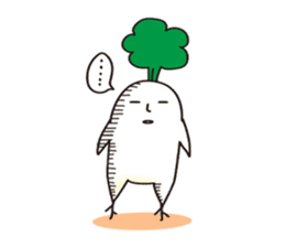 Mr. Daikon-kun sticker #819090