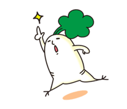 Mr. Daikon-kun sticker #819105