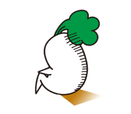 Mr. Daikon-kun sticker #819106