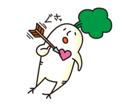 Mr. Daikon-kun sticker #819107
