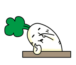 Mr. Daikon-kun sticker #819117