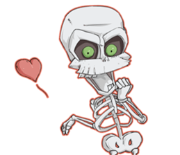 skull friend sticker #819372