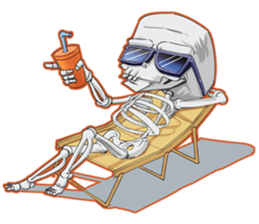 skull friend sticker #819376