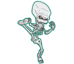 skull friend sticker #819384