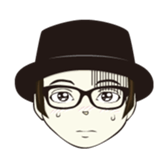 Boy with Glasses sticker #819481