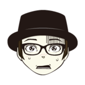 Boy with Glasses sticker #819484