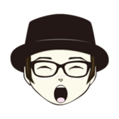 Boy with Glasses sticker #819503