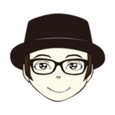 Boy with Glasses sticker #819505