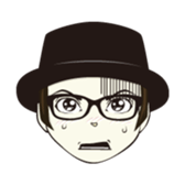 Boy with Glasses sticker #819508