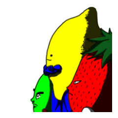 Mr.Strawberry and his friends.