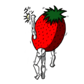 Mr.Strawberry and his friends. sticker #819599